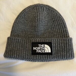 Grey northface Beanie